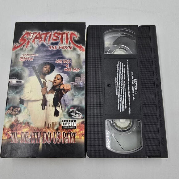 Statistic The Movie VHS 1999 Lawrence Page Drama Redman LostBoyz Mobb Deep RARE - Picture 5 of 6